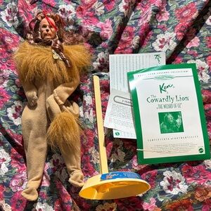 Barbie Ken Cowardly Lion Doll with Brown Costume